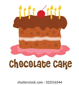Happy birth day chocolate cake