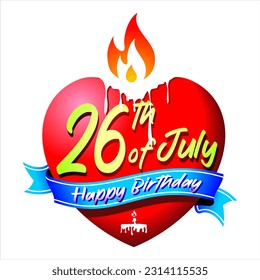 happy birthday 26 th of july