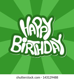 Happy birthday