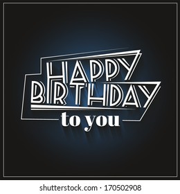 Happy birthday