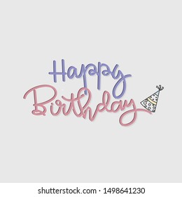 happy birthday 3d letter,3D rendering of words happy birthday