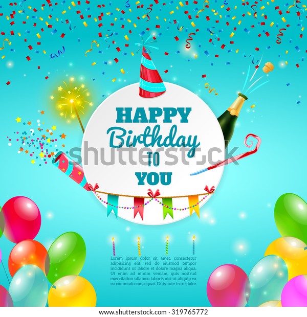 Joyeux Anniversaire Fete Adulte Modele D Arriere Plan Image Vectorielle De Stock Libre De Droits