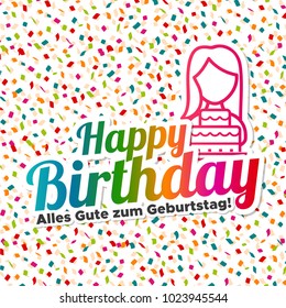 Happy Birthday - Alles Gute zum Geburtstag