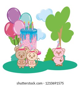 Happy birthday animals