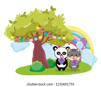 Happy birthday animals