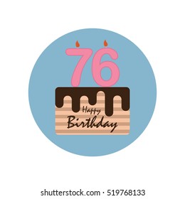 Happy Birthday Anniversary Numbers Candle