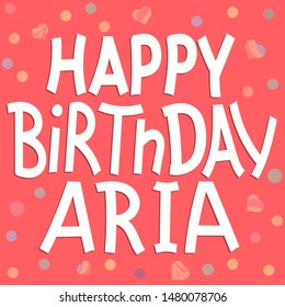 6 Happy birthday aria Images, Stock Photos & Vectors | Shutterstock