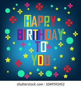 happy birthday background 