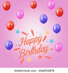 Happy birthday background