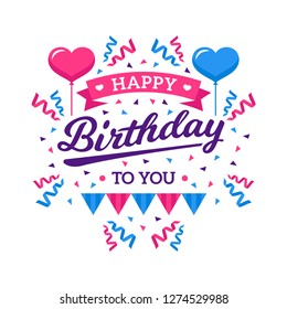 Happy birthday background