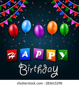 Happy birthday background 