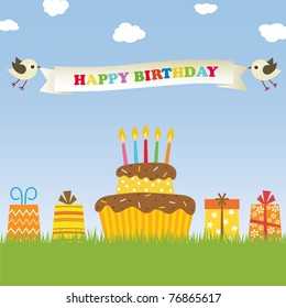 Happy birthday background
