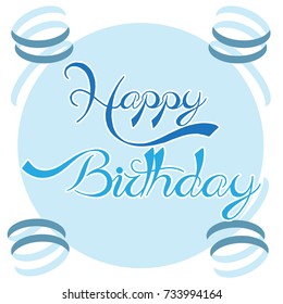 happy birthday background design