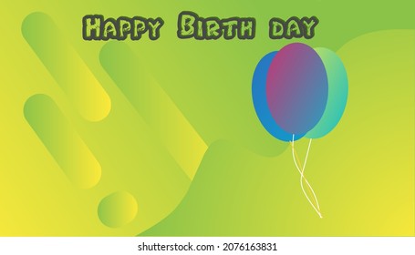 Happy Birthday background for invitation card