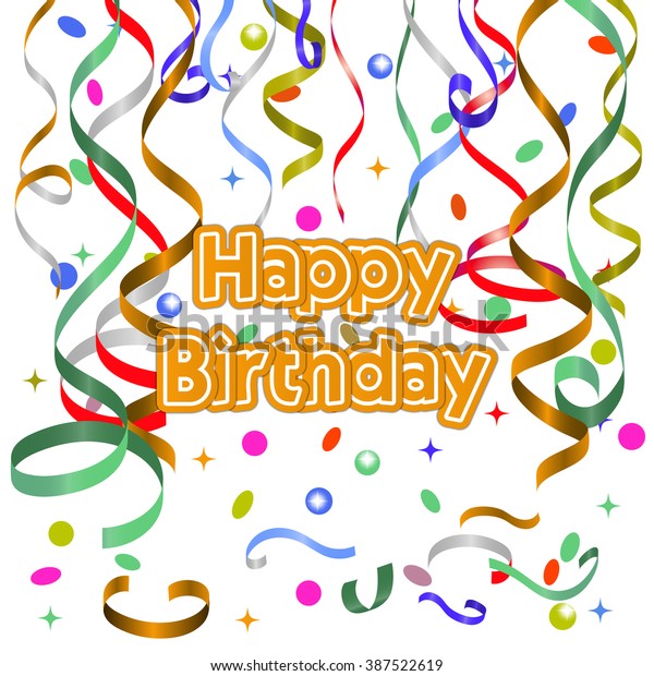 Happy Birthday Background Vector Illustration Stock Vector (Royalty ...