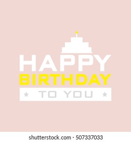 Happy birthday background.vector illustration