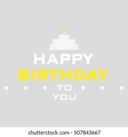 Happy birthday background.vector illustration.