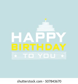 Happy birthday background.vector illustration.