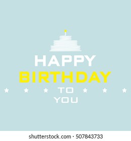 Happy birthday background.vector illustration.