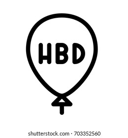 Happy Birthday Balloon