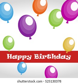 Happy Birthday - Balloons