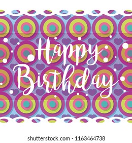 Happy birthday banner