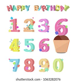 Happy birthday banner background.