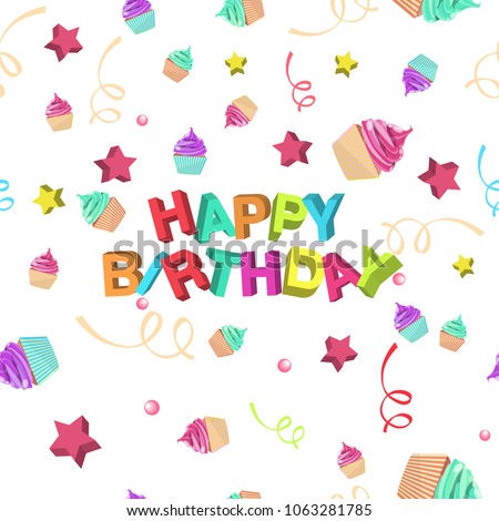 happy birthday banner background