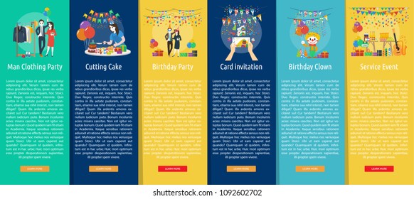 Happy Birthday Banner Concept