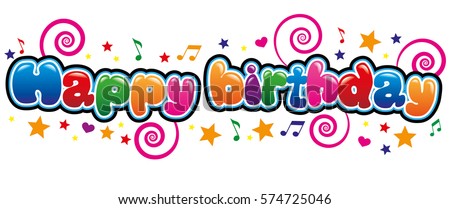 Download Happy Birthday Banner Fancy Stock Vector (Royalty Free ...