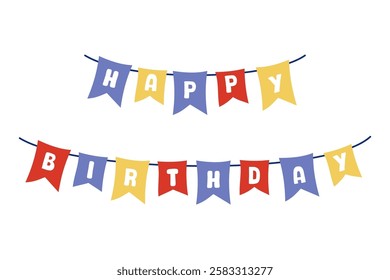 Happy Birthday banner, birthday party decoration 