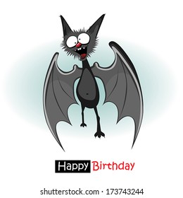 Happy Birthday bat smile