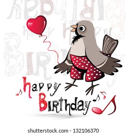 Happy Birthday birds