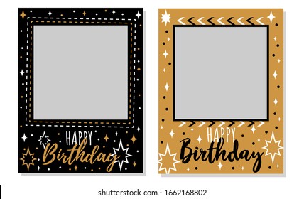 birthday borders and frames for men