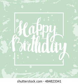 Happy Birthday Typography Vector Graphic Design Stock Vector (Royalty ...