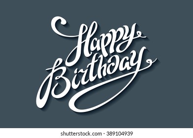 16,587 Happy birthday script Stock Vectors, Images & Vector Art ...
