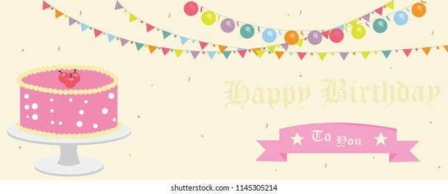 Happy Birthday cake