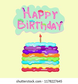happy birthday cake