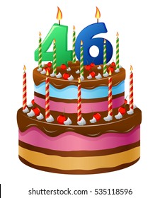 Happy Birthday cake 46