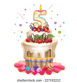 Happy Birthday cake 5
