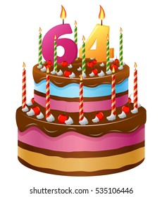 Happy Birthday cake 64
