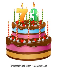 Happy Birthday cake 73