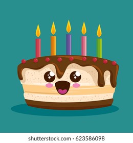 happy birthday cake card