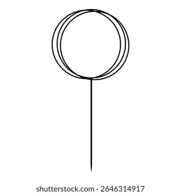 Happy Birthday Cake Topper  vector icon. Cake Topper illustration sign. Topper symbol. 