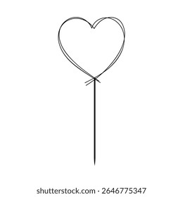 Happy Birthday Cake Topper  vector icon. Cake Topper illustration sign. Topper symbol. 