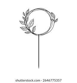Happy Birthday Cake Topper  vector icon. Cake Topper illustration sign. Topper symbol. 