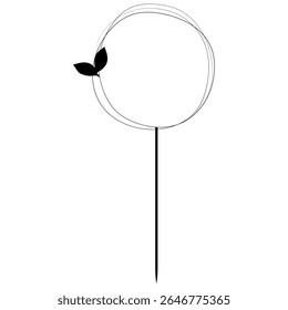 Happy Birthday Cake Topper  vector icon. Cake Topper illustration sign. Topper symbol. 