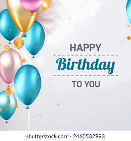 Happy Birthday Calligraphy Backgrounds Design 0004