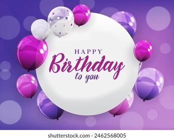 Happy Birthday Calligraphy Design 00020