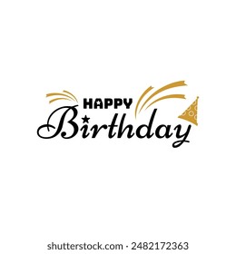 Happy birthday. Can print invitations and banners.